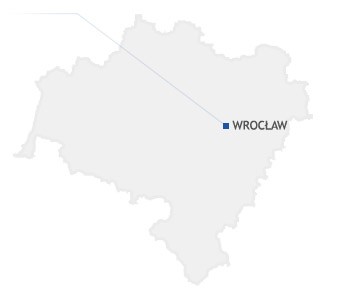 mapka regionu wrocławskiego