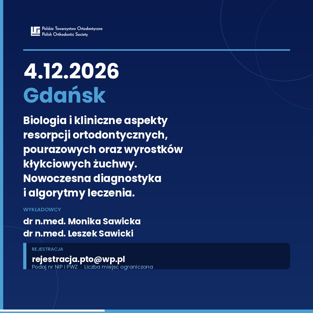 Biologia i kliniczne aspekty resorpcji ortodontycznych, pourazowych oraz wyrostków kłykciowych żuchwy. Nowoczesna diagnostyka i algorytmy leczenia